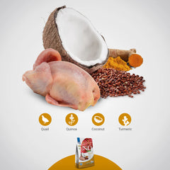 Farmina N&D Quinoa Quail Coconut & Turmeric Skin & Coat Adult Mini Dog Dry Food