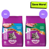 Whiskas Ocean Fish and Tuna Flavour Adult Cat Dry Food Combo