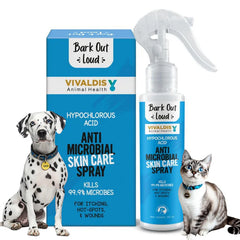 Bark Out Loud Anti Microbial Skin Spray for Dogs and Cats