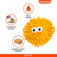 Barkbutler x Fofos Geek Ball Chew Toy for Cats