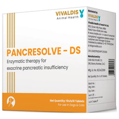 Vivaldis Pancresolve DS Tablets for Dogs and Cats (10 Tablets)