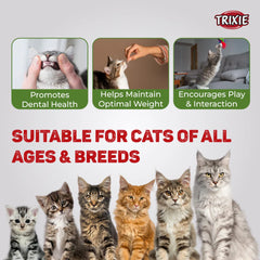 Trixie Premio Fish and Chicken Rolls & Kittos Purr fect Tuna Mini Sticks Cat Treats