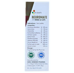 Dr Goel's Neuromate for Dogs and Cats (30ml)