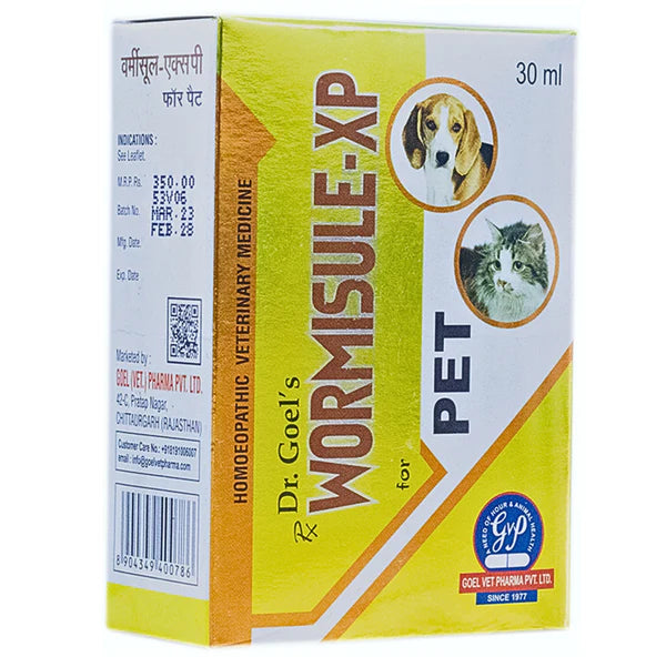 Dr Goel's Wormisule XP for Dogs and Cats (30ml)