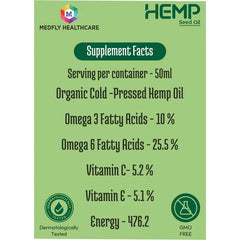 Medfly Healthcare Hemp Seed Oil for Dogs and Cats