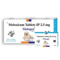 Neo Kumfurt Melopet (Meloxicam) Tablet for Dogs & Cats (pack of 10 tablets)