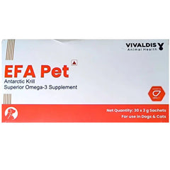 Vivaldis EFA Pet Omega3 Supplement for Dogs and Cats