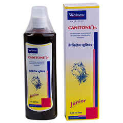 Virbac Canitone Junior Multivitamin Syrup for Dogs and Cats (250ml)