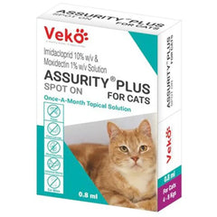 Veko Assurity Plus Tick & Flea Spot On for Cats