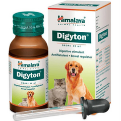 Himalaya Digyton Drops and Himpyrin Anti Inflammatory & Pain Relief Drops for Dogs and Cats Combo