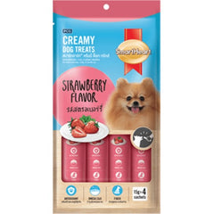 SmartHeart Chicken & Carrot, Chicken & Pumpkin, Chicken & Spinach and Chicken & Strawberry Dog Creamy Treat Combo