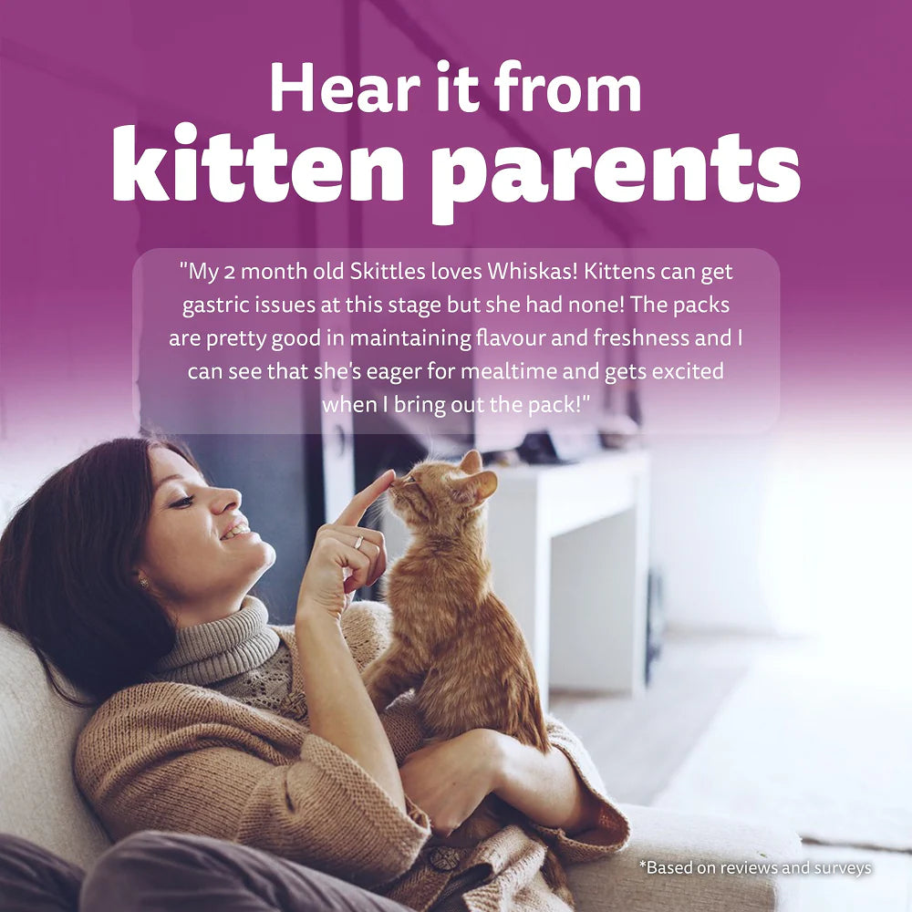 Whiskas Chicken with Salmon in Jelly Kitten (2-12 Months) Cat Wet Food