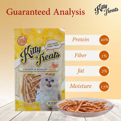 Kitty Treats Chicken with Scallop and Shrimp Flavour Cat Treats Combo