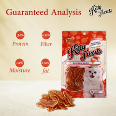 Kitty Treats Chicken Sushi, Chicken with Scallop and Soft Chicken and Tuna Cat Treats Combo