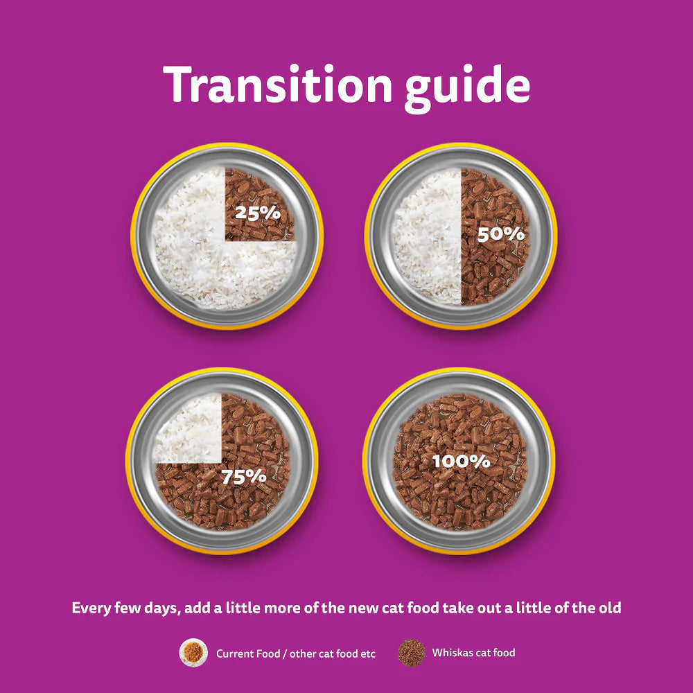 Whiskas Junior Mackerel Flavour Kitten (2-12 months) Cat Wet Food