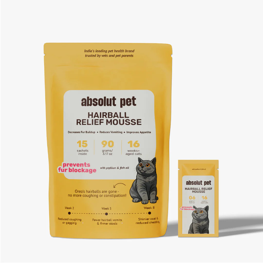 Absolut Pet Hair Ball Relief Creamy Supplement for Cat