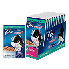 Purina Felix Tuna with Jelly Complete and Balanced Kitten Wet Food