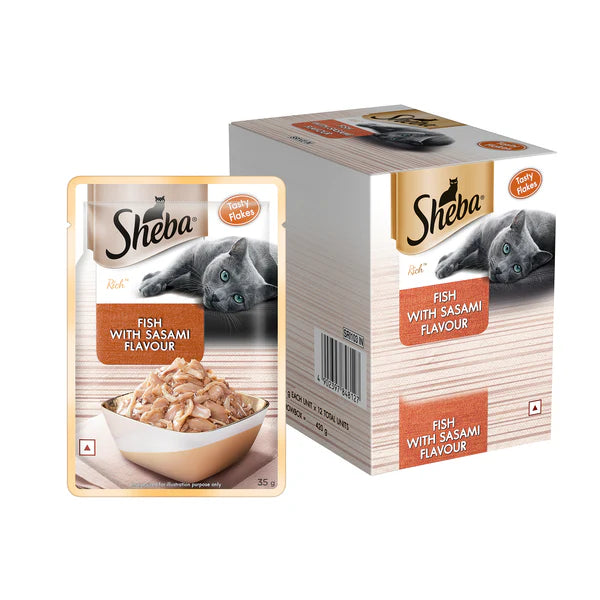 Sheba Fish with Sasami Premium Cat Wet Food
