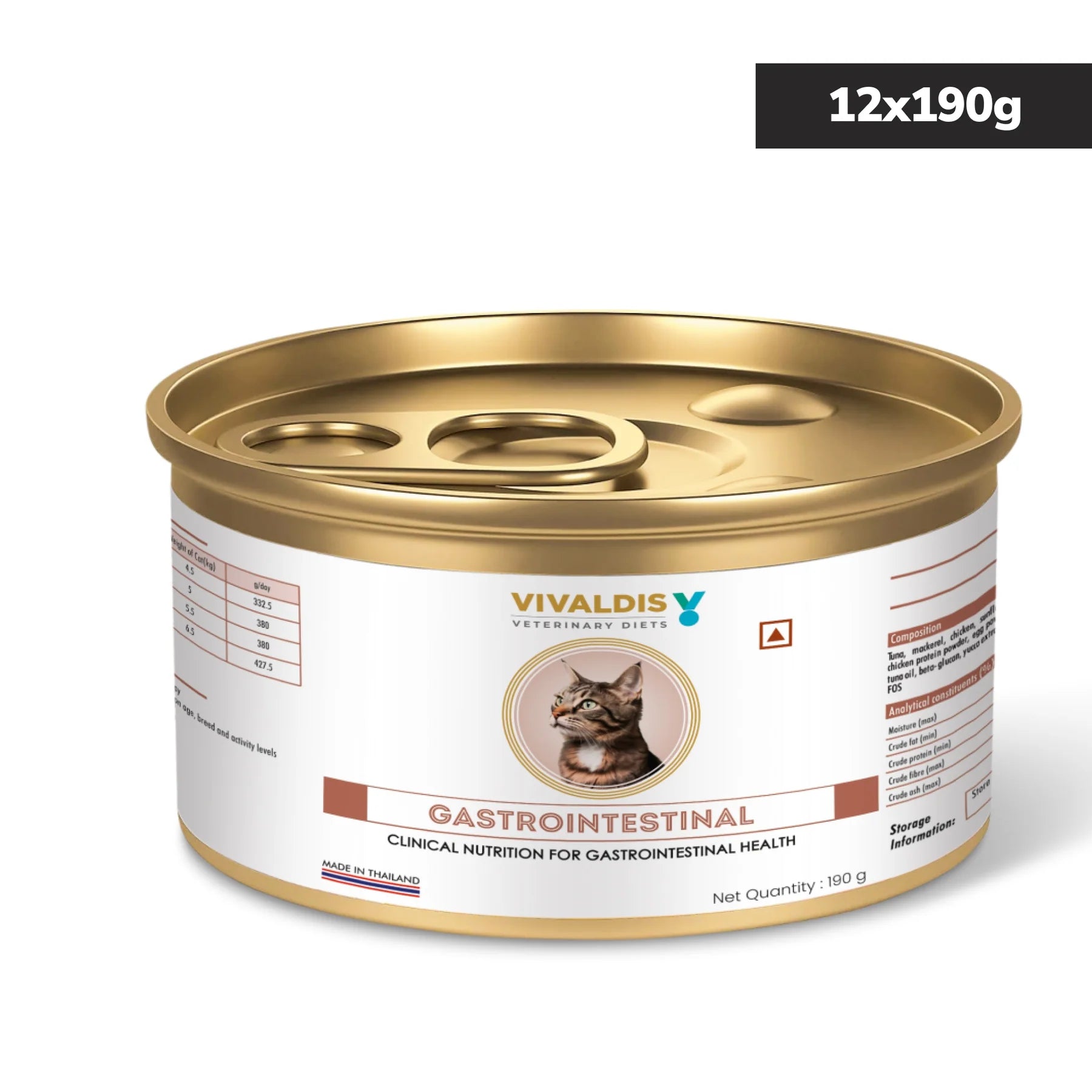 Vivaldis V Diet Gastrointestinal Diet Cat Wet Food