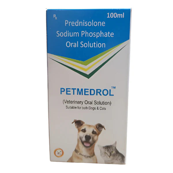 Oriheal Petmedrol (Prednisolone) Oral Solution for Dogs and Cats