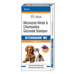 Oriheal Veteroderm MC Medicated (antibacterial & antifungal) Shampoo for Dogs and Cats 200ml