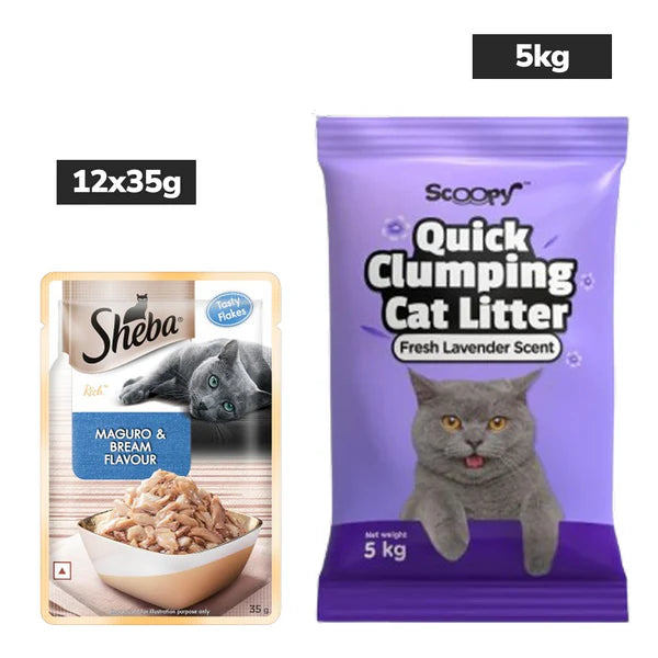 Sheba Maguro & Bream Fish Mix Premium Cat Wet Food