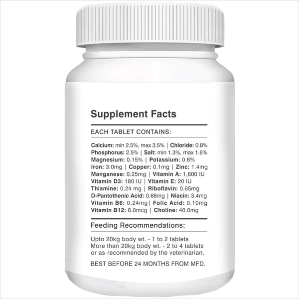 Drools Absolute Skin & Coat and Absolute Vitamin Supplement Tablets for Dogs Combo
