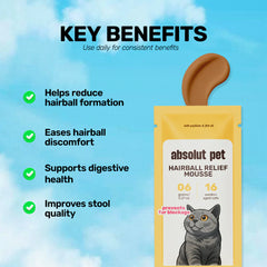 Absolut Pet Hair Ball Relief Creamy Supplement for Cat