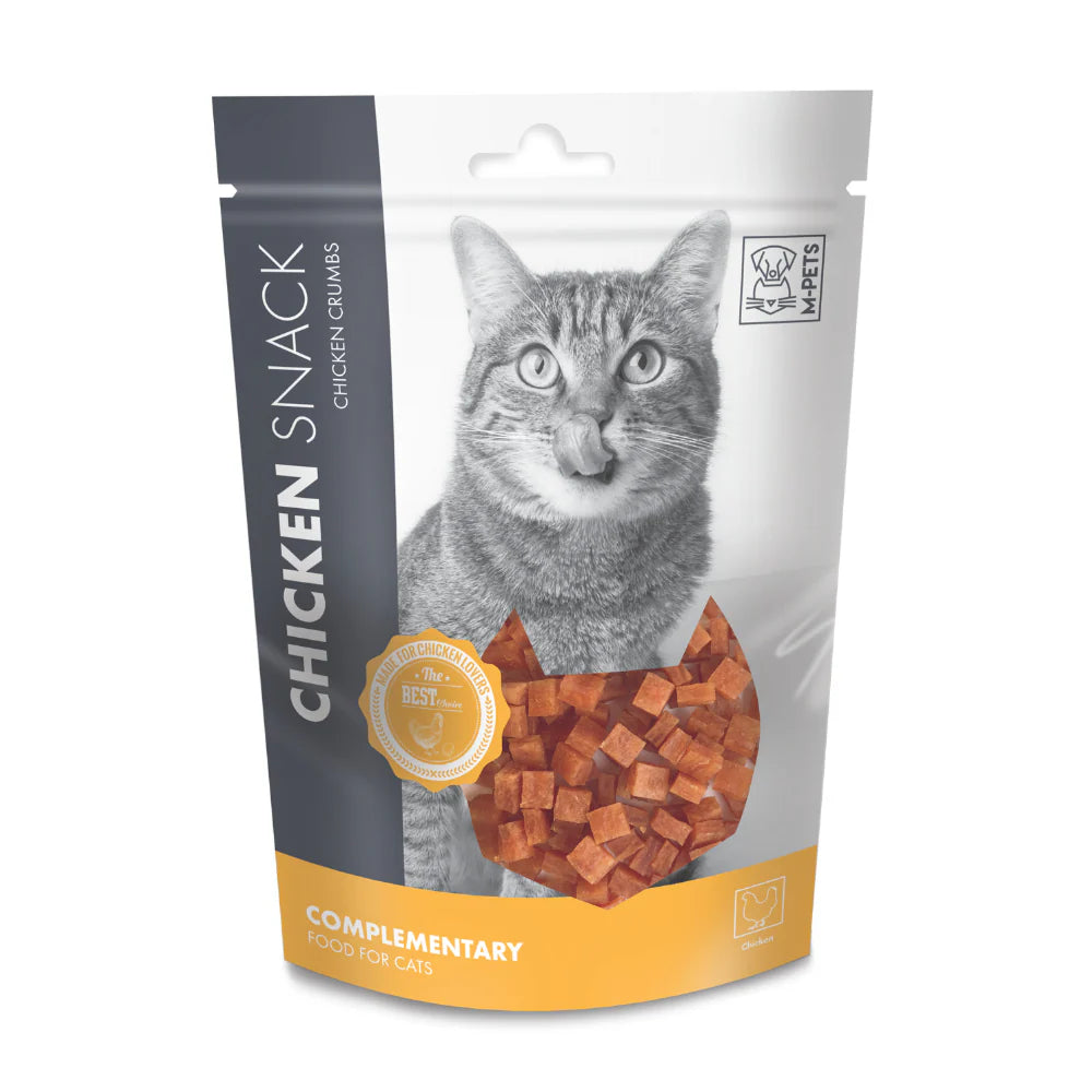 M PETS Chicken Crumbs Treats for Cats