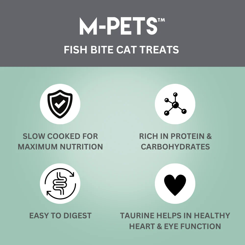 M PETS Fish Bite Treats for Cats