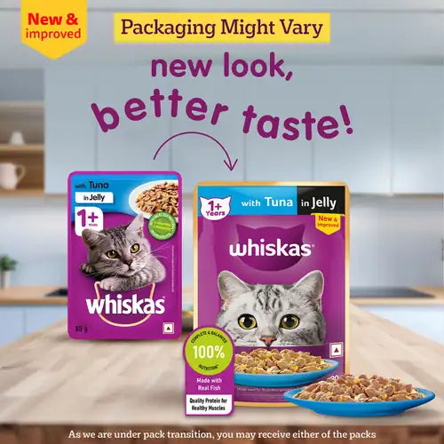 Whiskas Tuna in Jelly Meal Adult Cat Wet Food