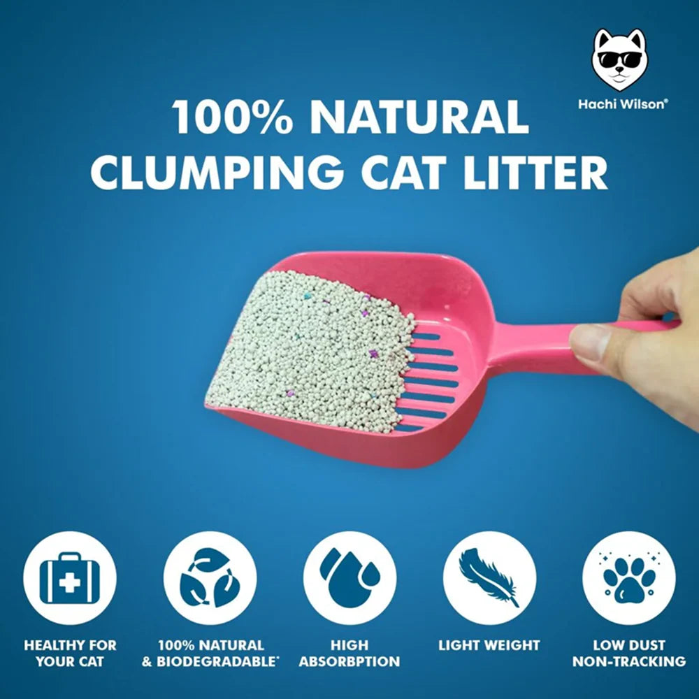 Hachi Wilson Scented Natural Bentonite White Sand Cat Litter