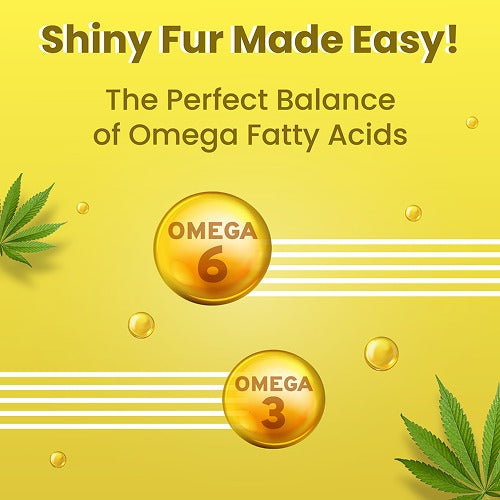 Bark Out Loud Skin & Coat Hemp Chew Stix for Dogs and Cats