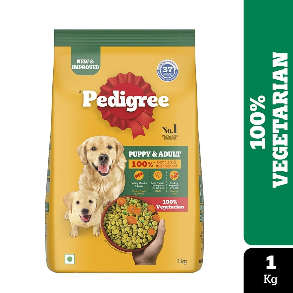 Pedigree 100% Vegetarian Puppy and Adult Veg Dog Dry Food