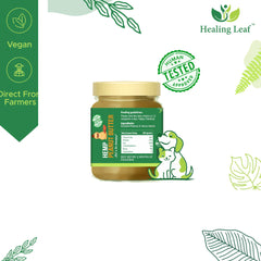 Healing Leaf Hemp Peanut Butter and Kong Classic Toy Combo for Dogs
