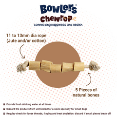 Bowlers Chewrope Abacus Functional Dog Treat Toy