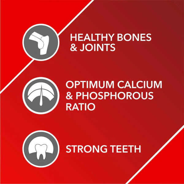Drools Absolute Skin & Coat and Absolute Calcium Dog Supplement Tablets Combo