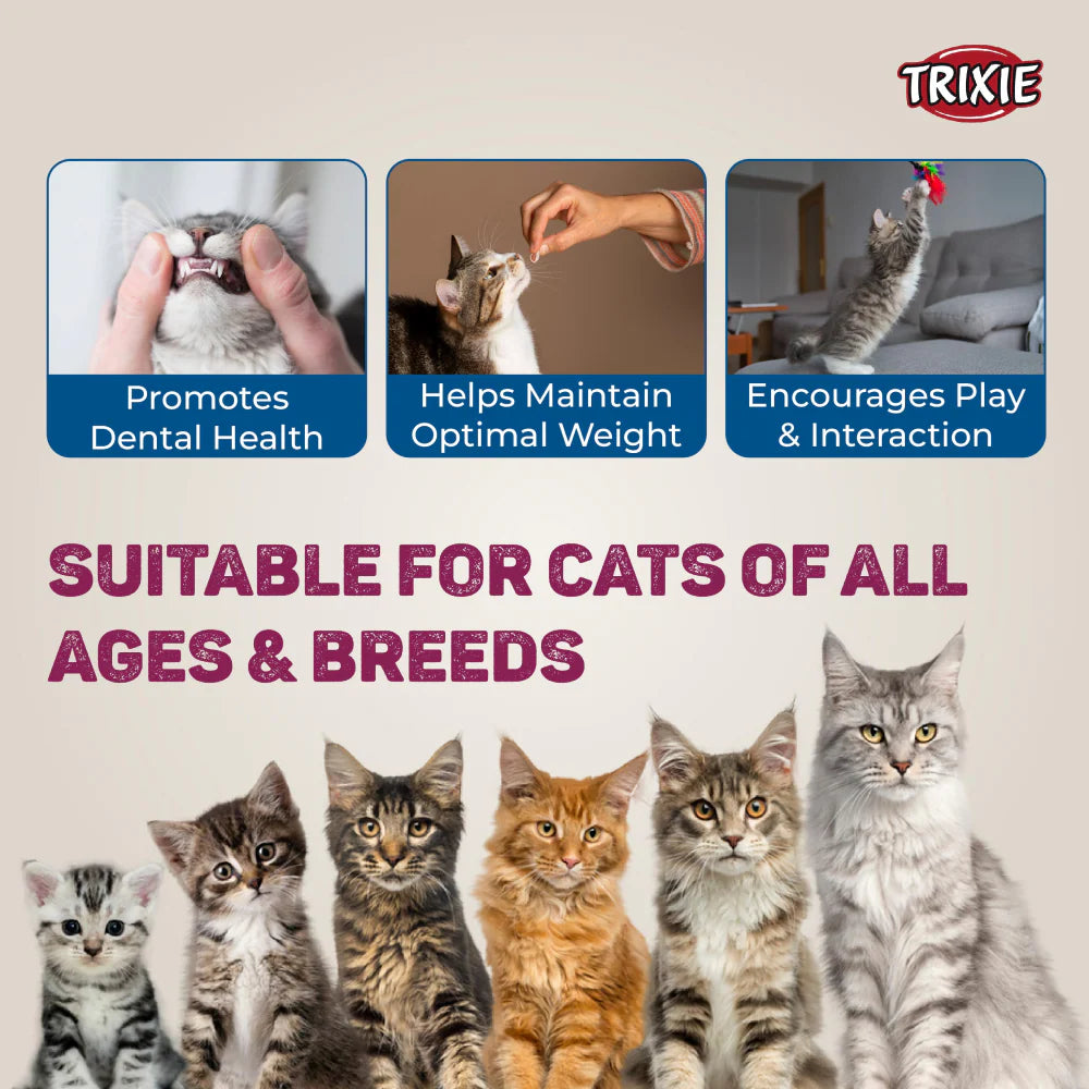 Trixie Premio Ducky Hearts & Kittos Purr fect Lamb Filet Bites Cat Treats