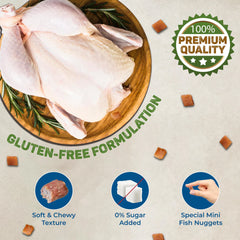 Trixie Premio Chicken Cubes & Tuna Filet Bites Cat Treats