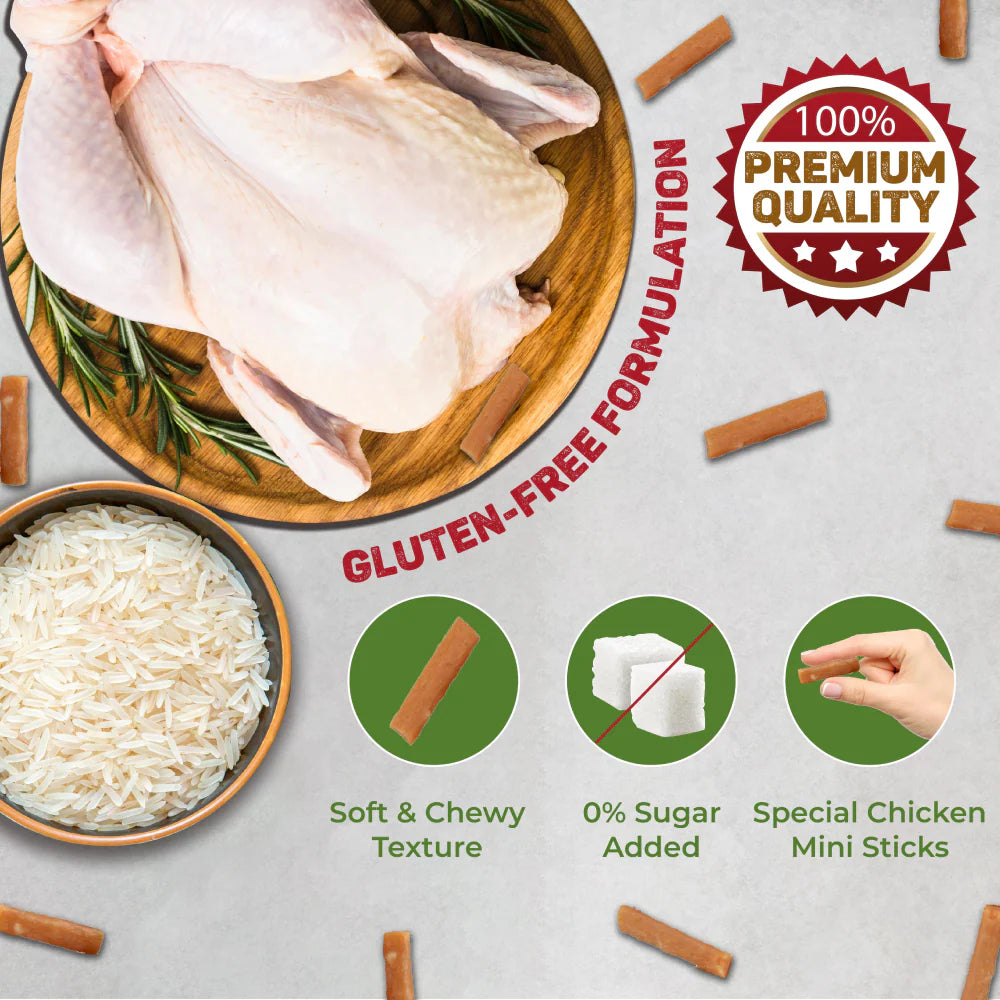 Trixie Premio Chicken Mini Sticks and Tuna Bites Cat Treats Combo