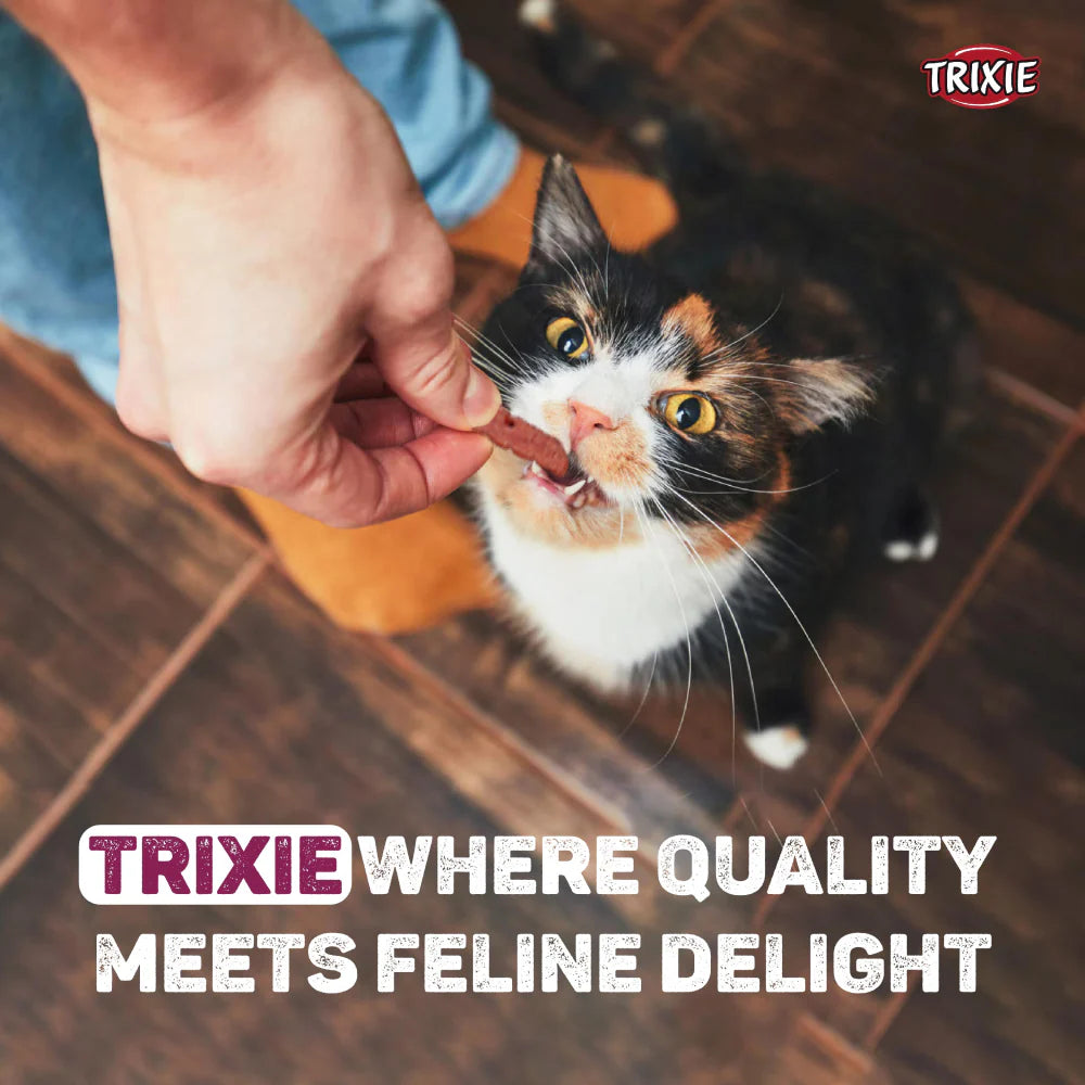 Trixie Premio Cheese Chicken Cubes and Duck Filet Bites Cat Treats Combo
