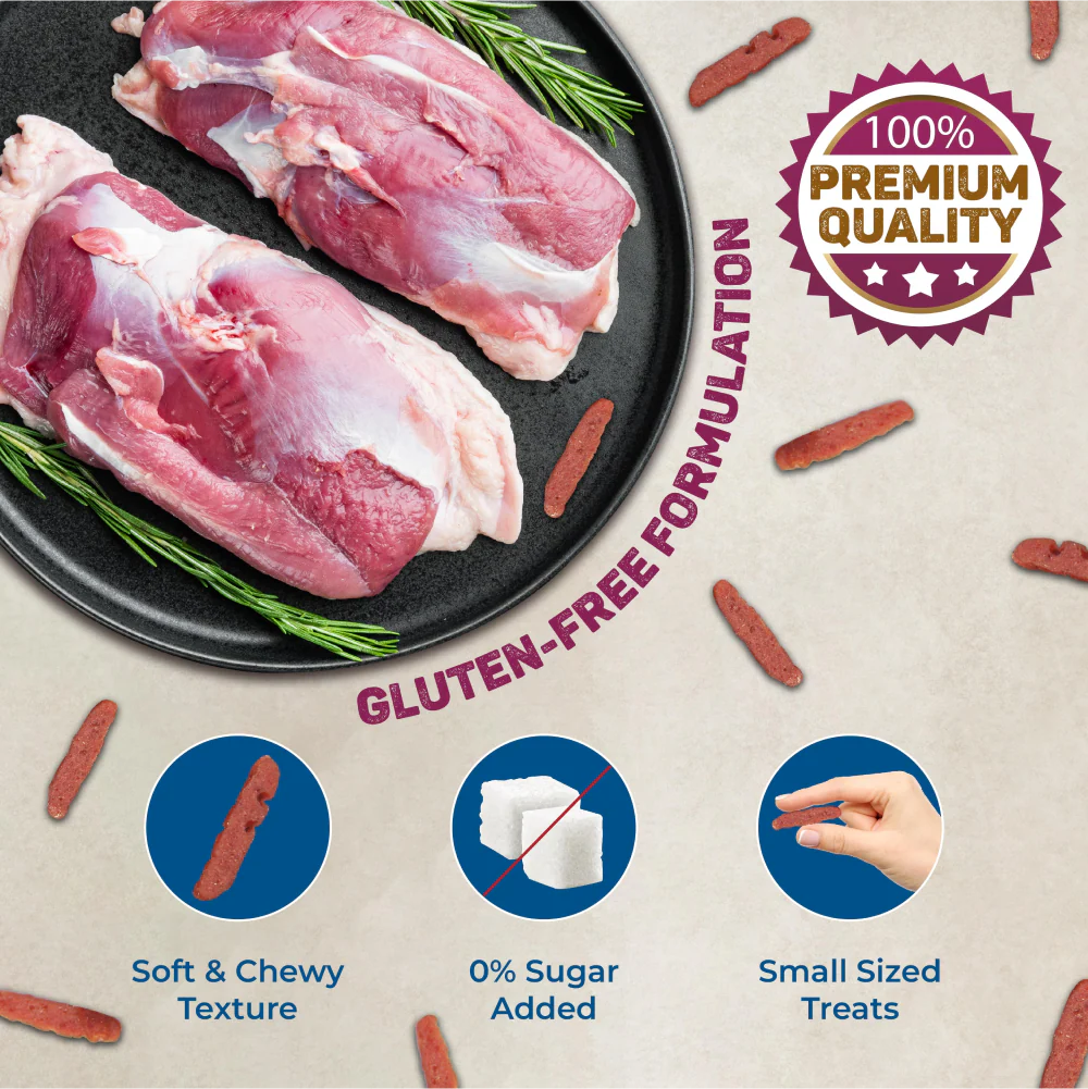 Trixie Premio Cheese Chicken Cubes and Duck Filet Bites Cat Treats Combo