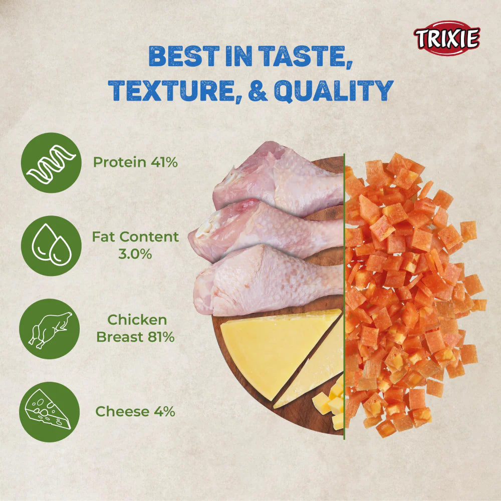 Trixie Premio Cheese Chicken Cubes Cat Treats