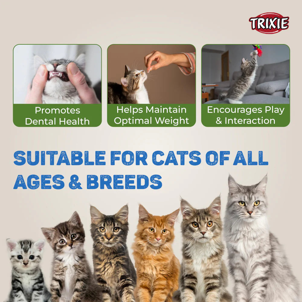 Trixie Premio Cheese Chicken & Kittos Purr fect Fish Chicken Cubes Cat Treats