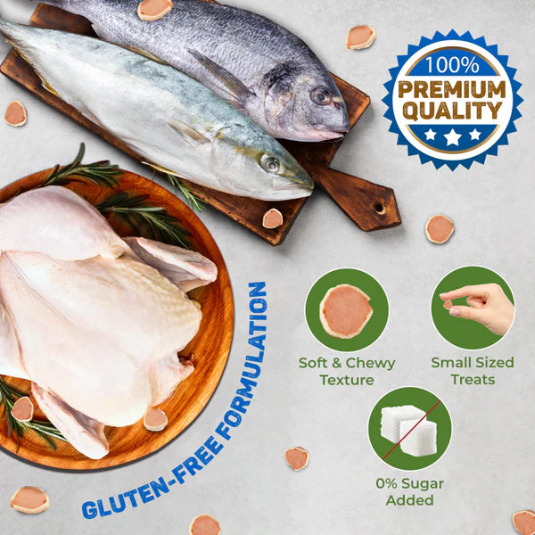 Trixie Premio Tuna Rolls and Chicken Creamy Cat Treat Combo