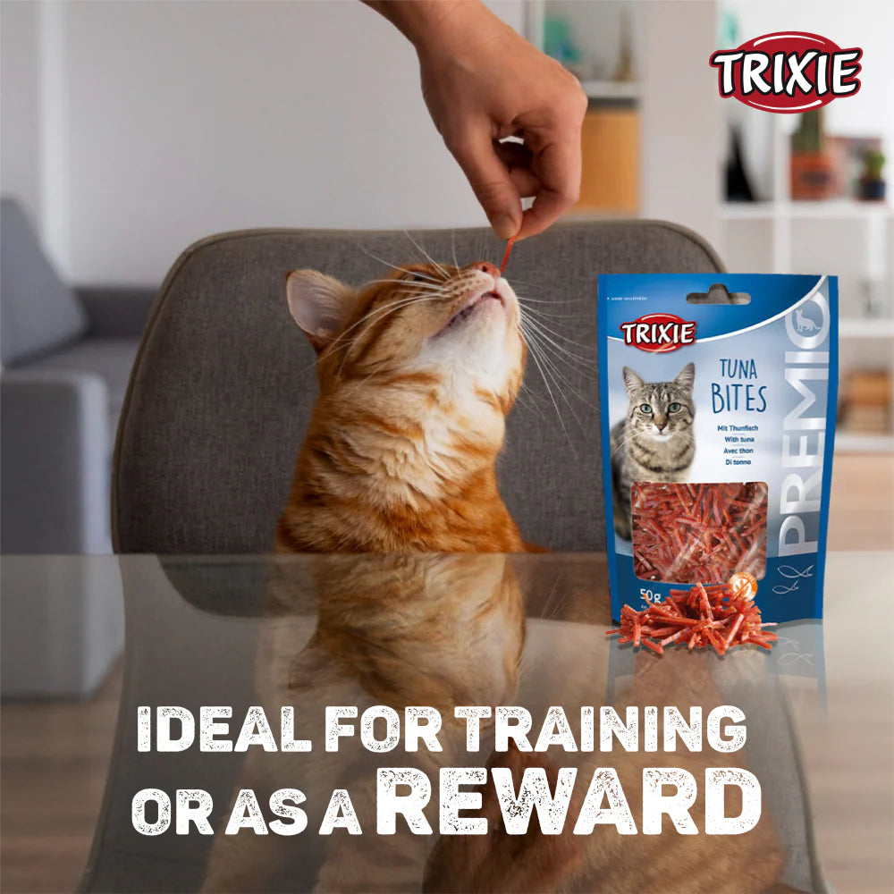 Trixie Premio Tuna & Kittos Purr Fect Duck Fillet Bites Cat Treats