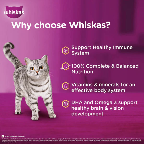 Whiskas Tasty Mix Seafood Cocktail Carrot Gravy Kitten Cat Wet Food