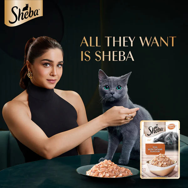 Sheba Fish with Sasami Premium Cat Wet Food