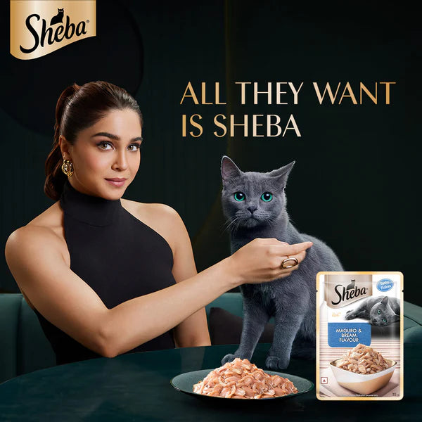 Sheba Maguro & Bream Fish Mix Premium Cat Wet Food