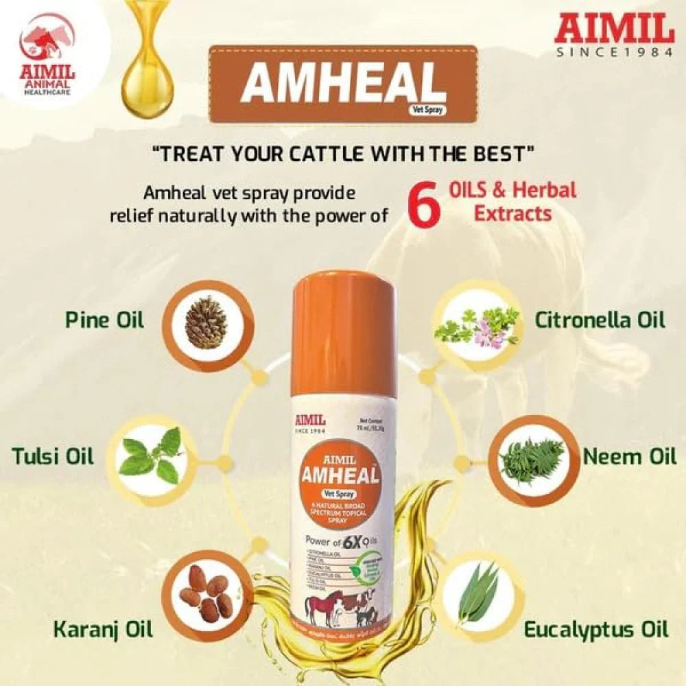 Aimil Amheal Vet Spray for Dogs